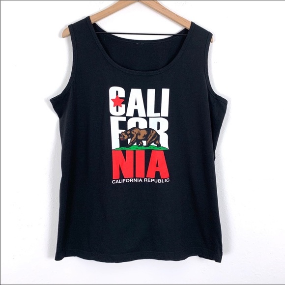 Other - California Republic Graphic Muscle Tee Large
